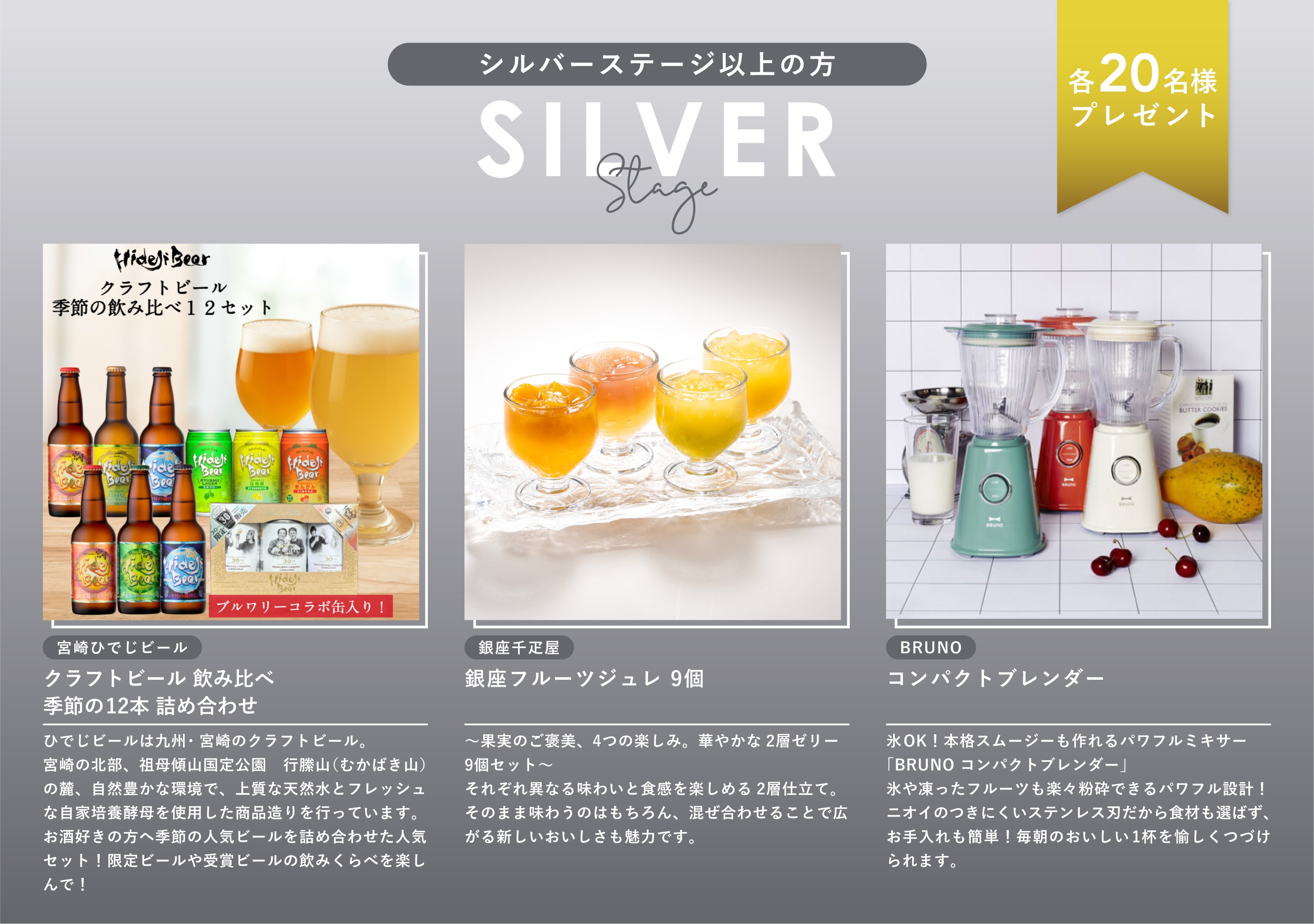 画像:シルバーステージ以上の方一覧
