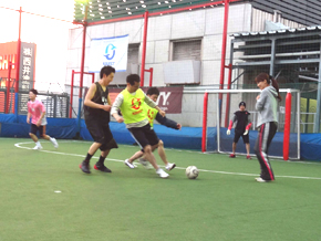 写真：フットサルの様子