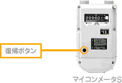 ガス遮断時の復帰方法